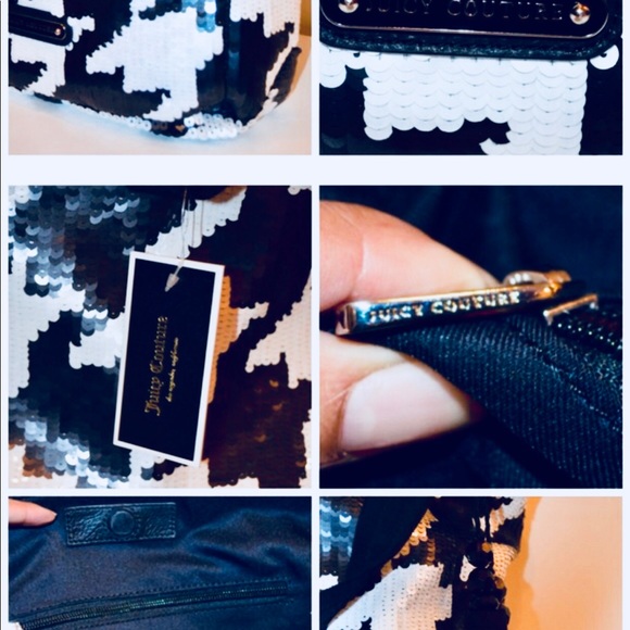 NEW WITH TAGS JUICY COUTURE BLACK & WHITE SEQUENCE - Picture 2 of 3